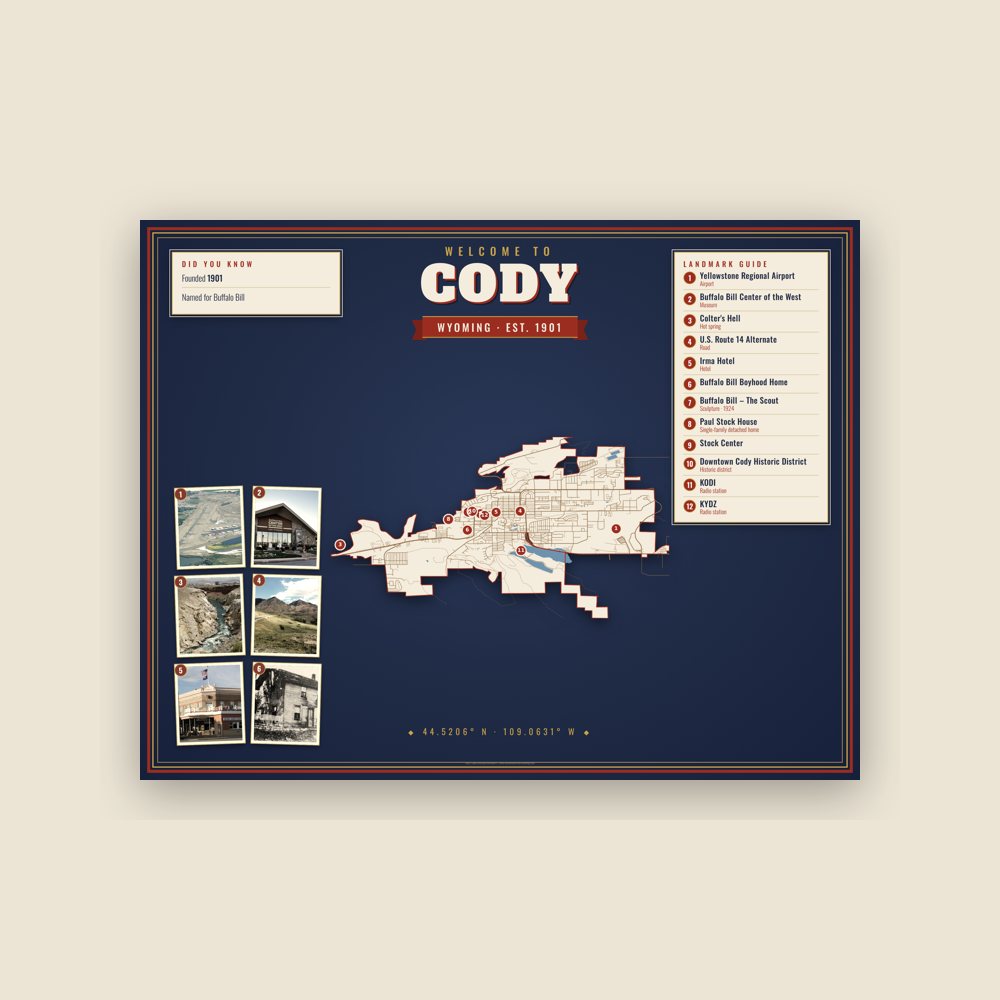 Cody Map Placemat