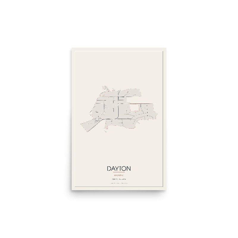 Dayton Street Map Poster · Linen