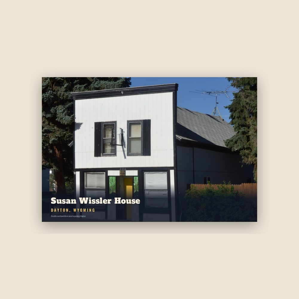 Dayton Susan Wissler House Postcard