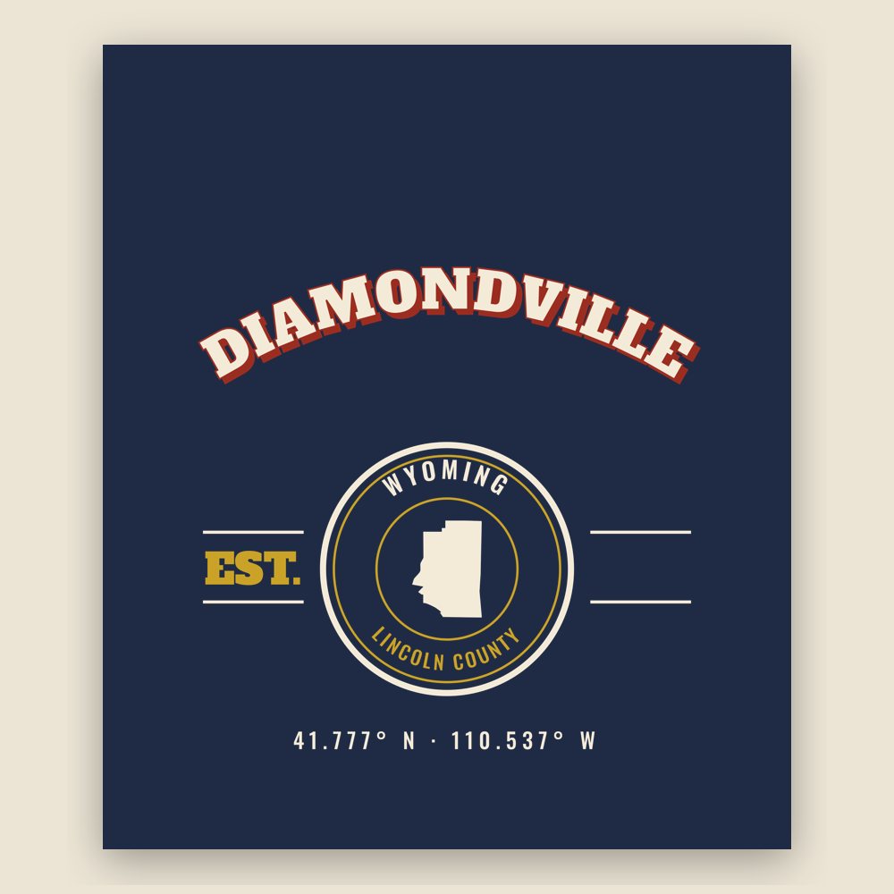 Diamondville Est. Tee