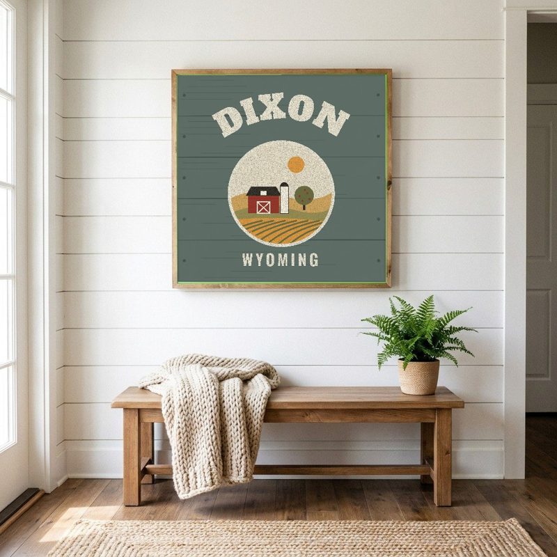 Dixon Hometown Wood Sign