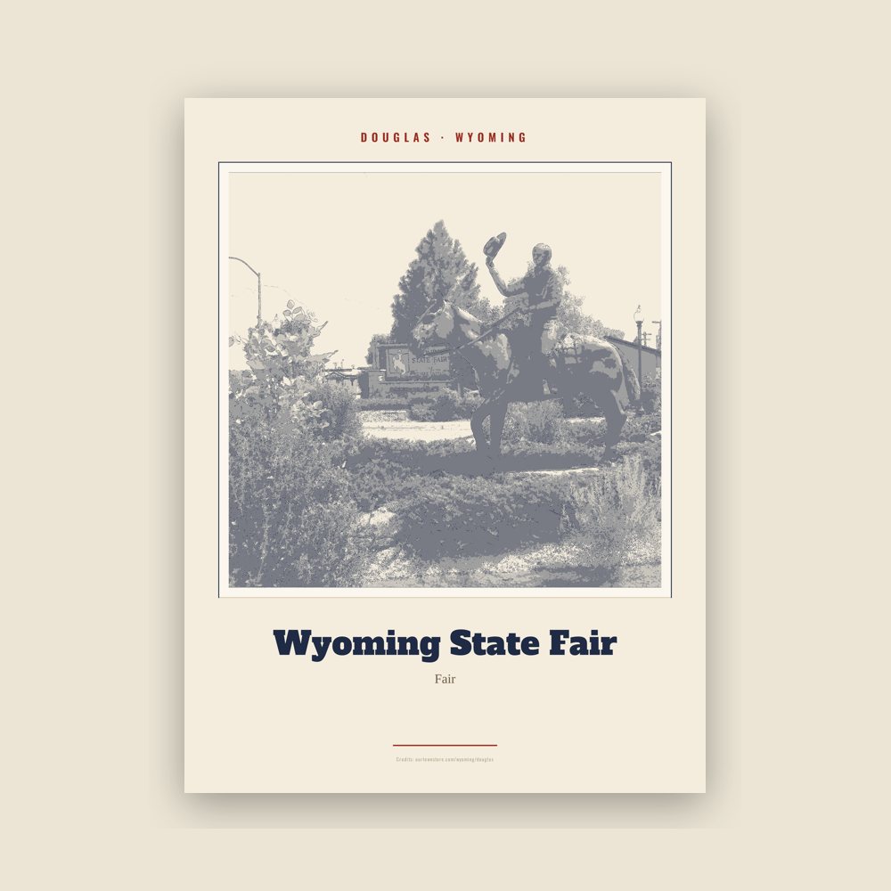 Douglas Wyoming State Fair Landmark Print