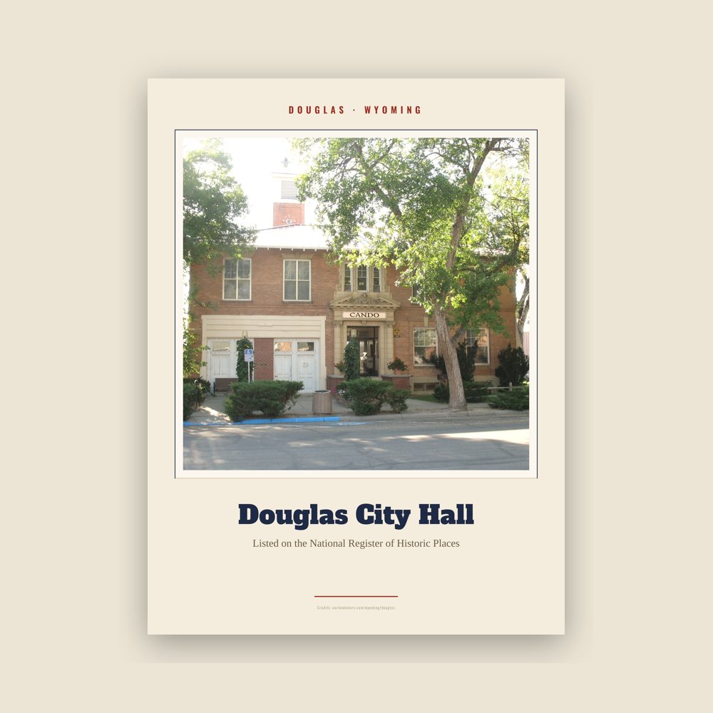 Douglas Douglas City Hall Landmark Print