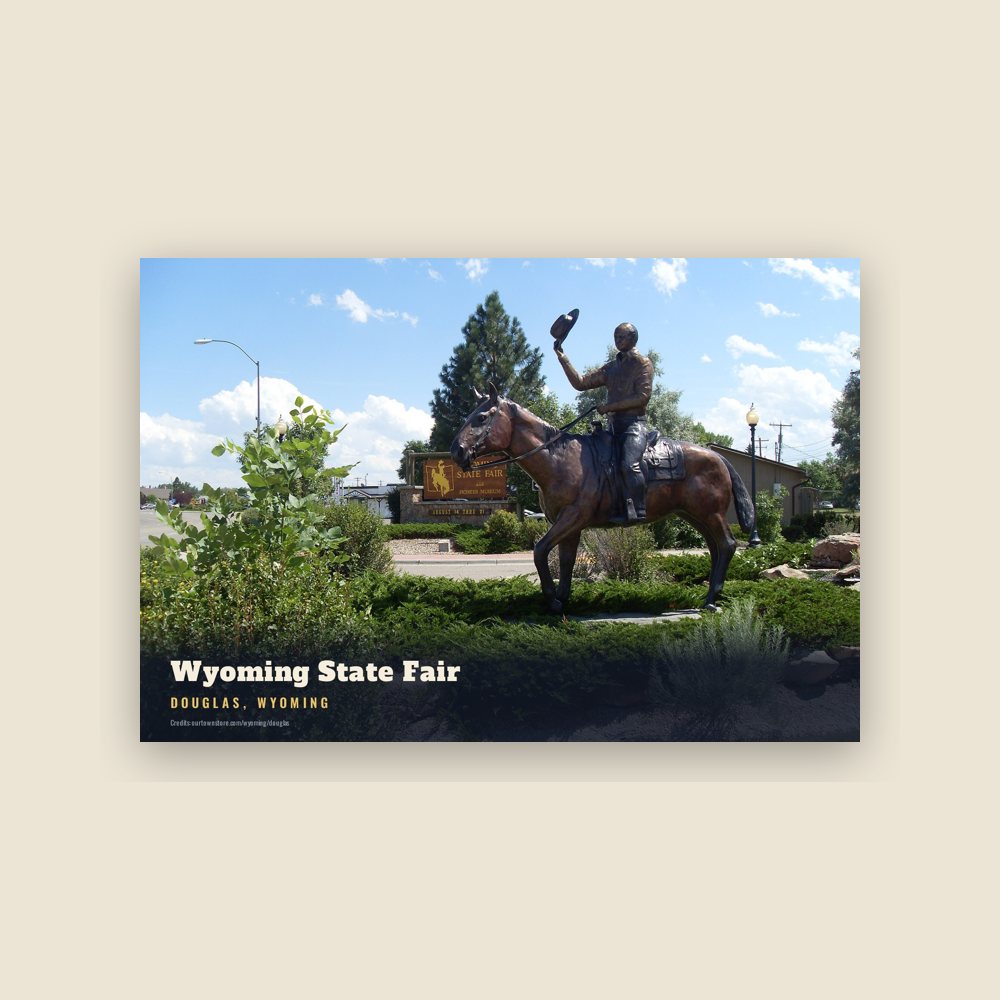 Douglas Wyoming State Fair Postcard