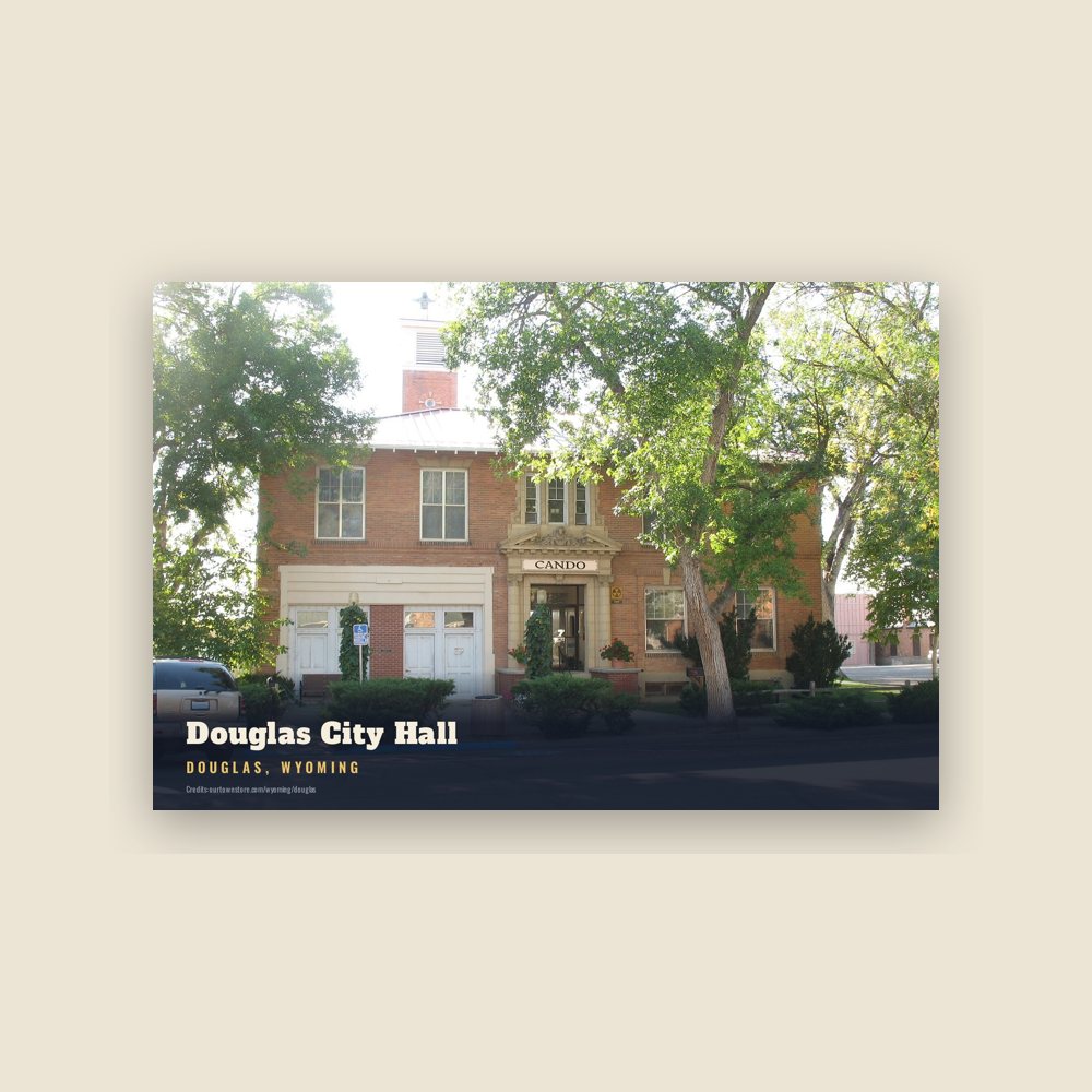 Douglas Douglas City Hall Postcard