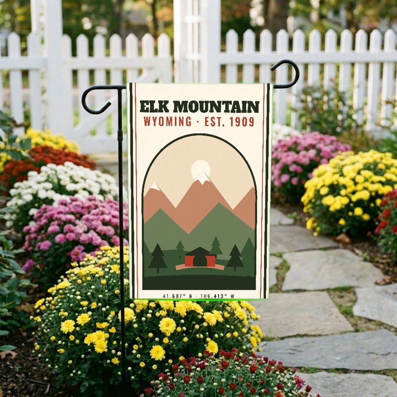 Elk Mountain Garden Flag