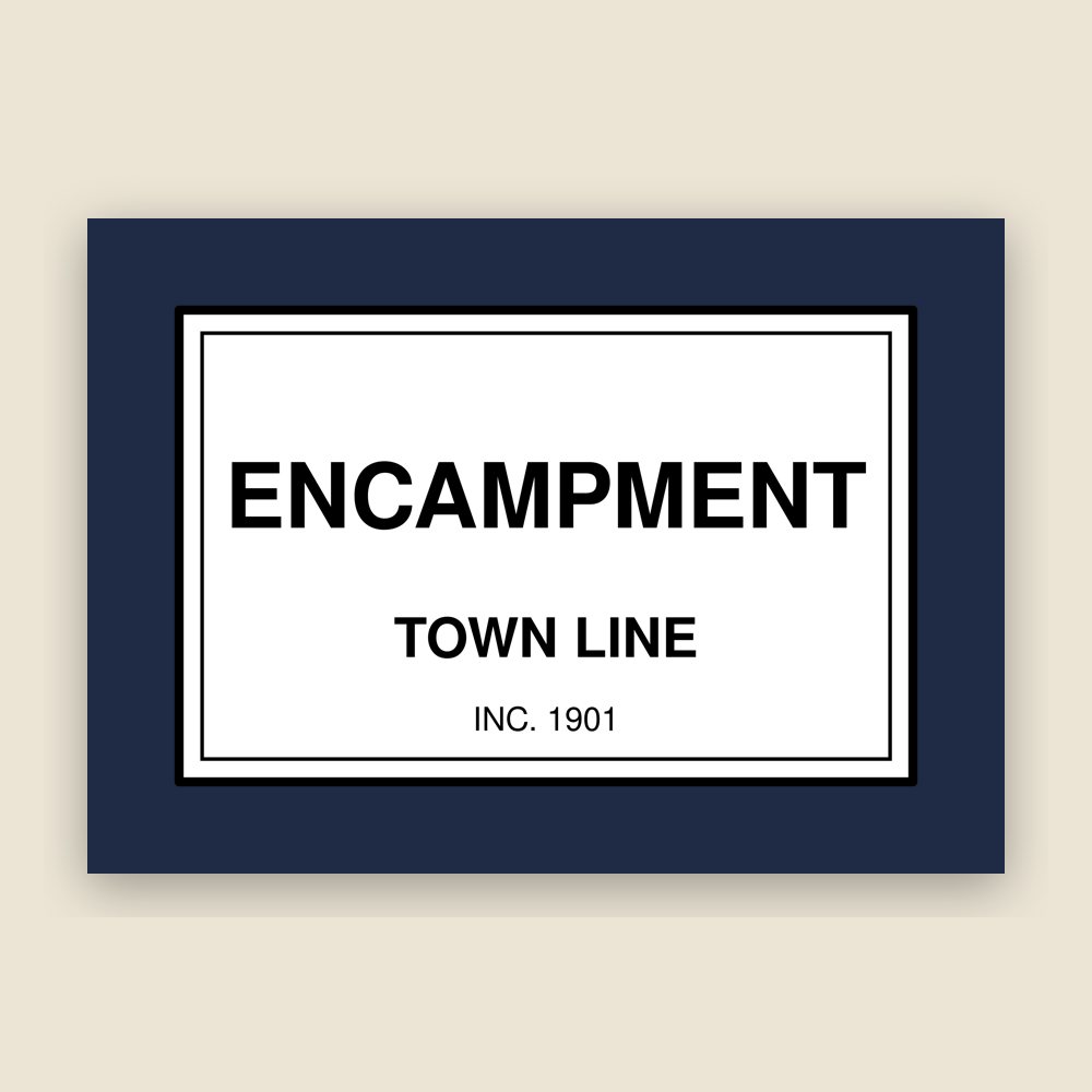Encampment Cork Coaster