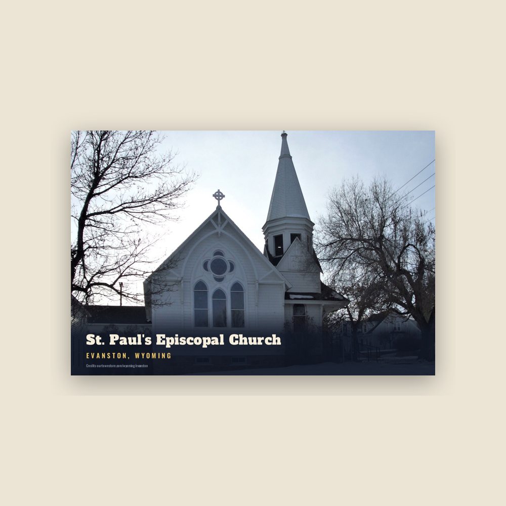 Evanston St. Paul's Episcopal Church Postcard