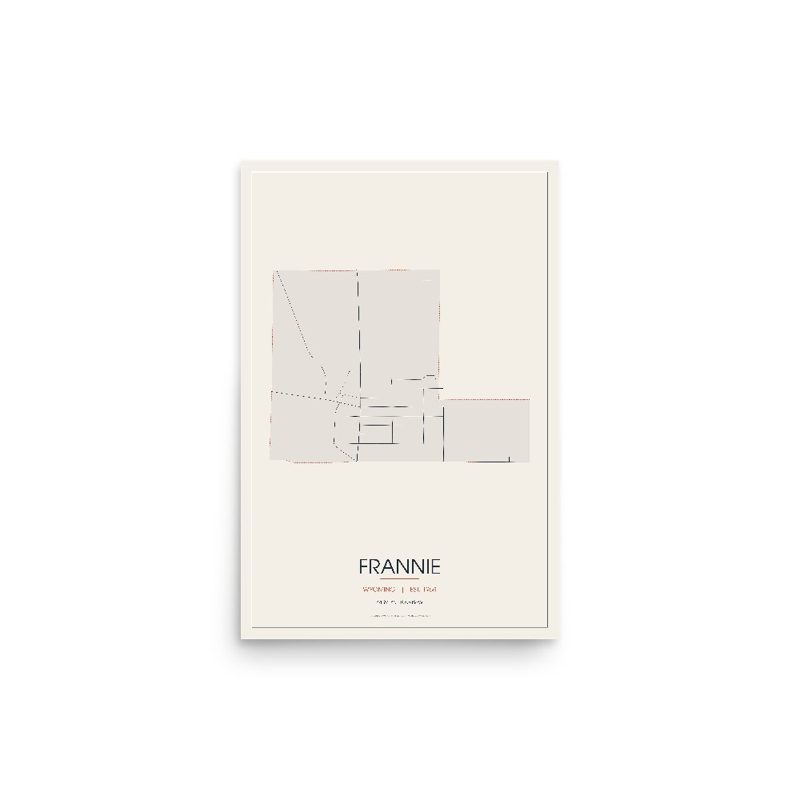 Frannie Street Map Poster · Linen