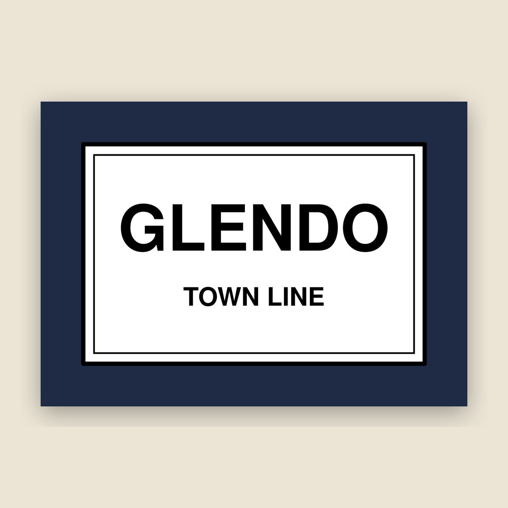 Glendo Town Line Mug