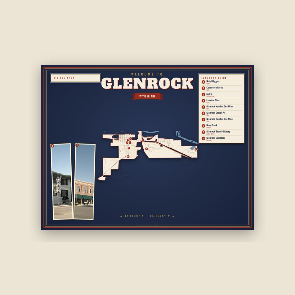 Glenrock Map Placemat