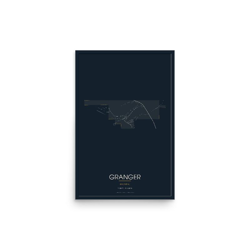 Granger Street Map Poster · Midnight