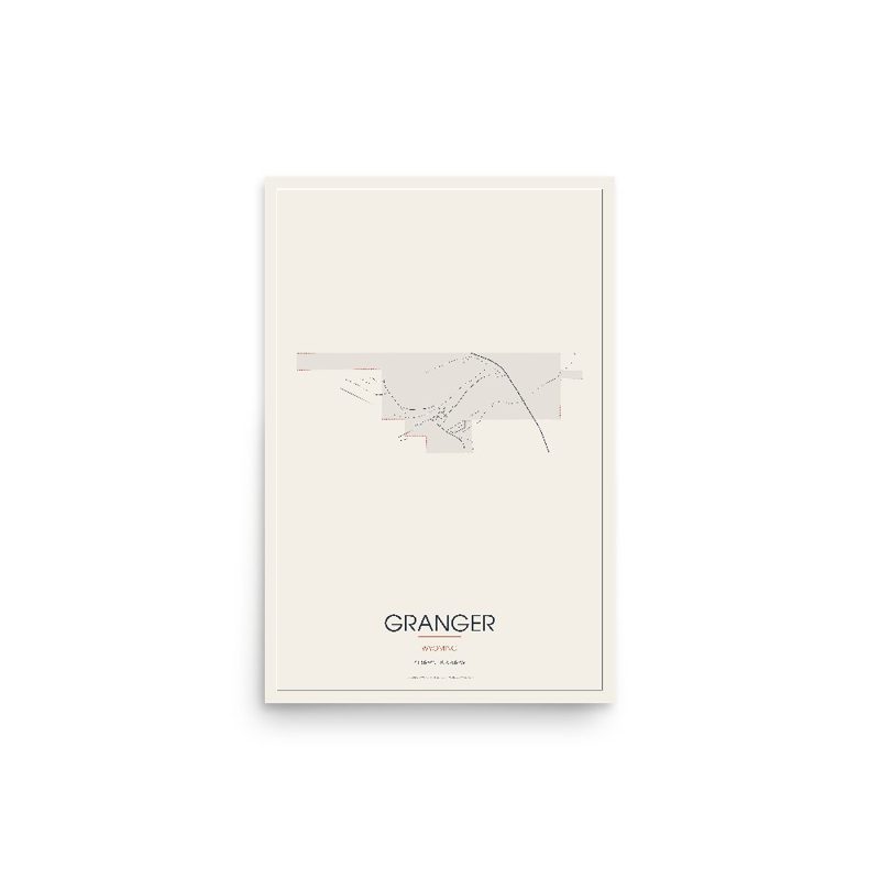 Granger Street Map Poster · Linen
