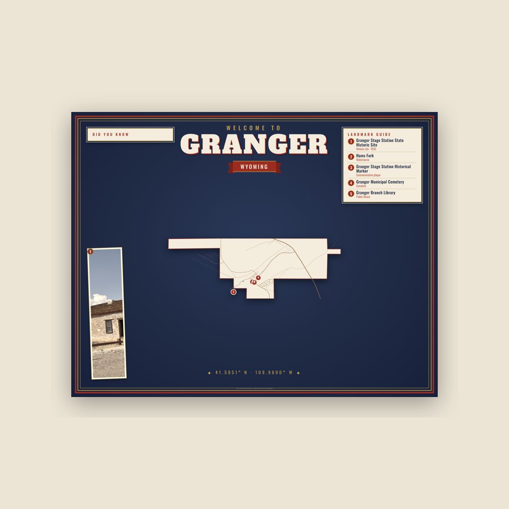 Granger Map Placemat