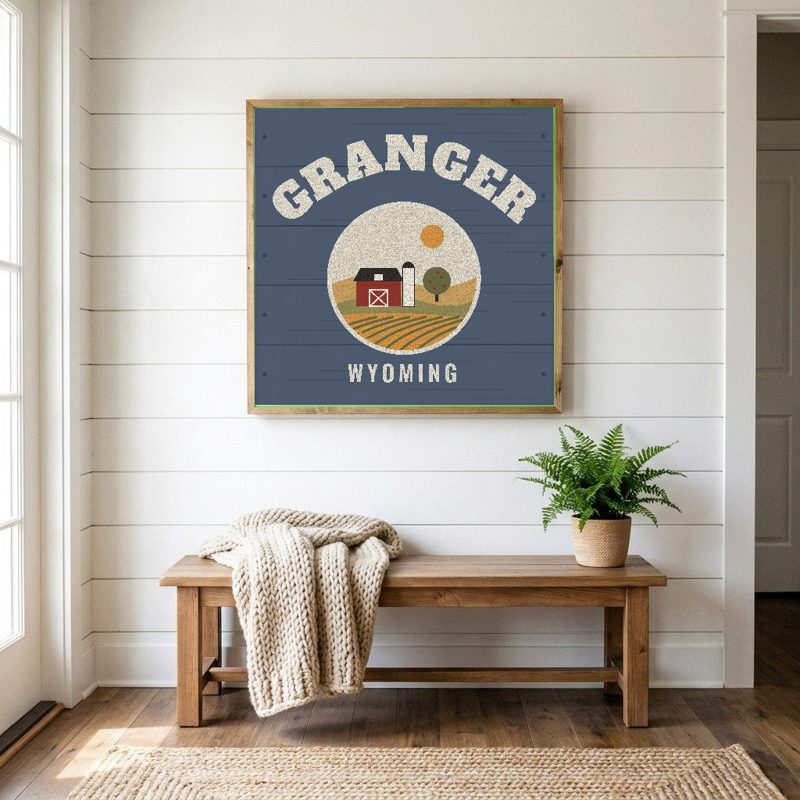 Granger Hometown Wood Sign
