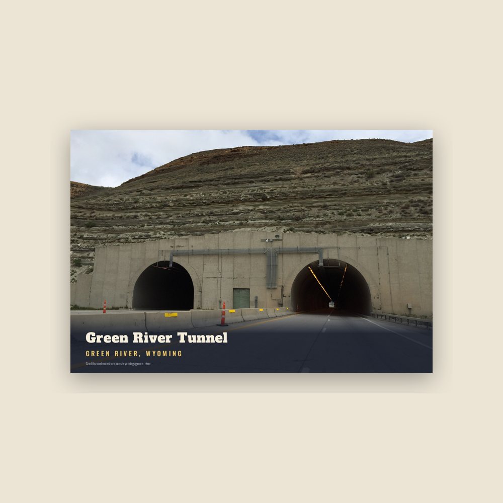 Green River Green River Tunnel Postcard