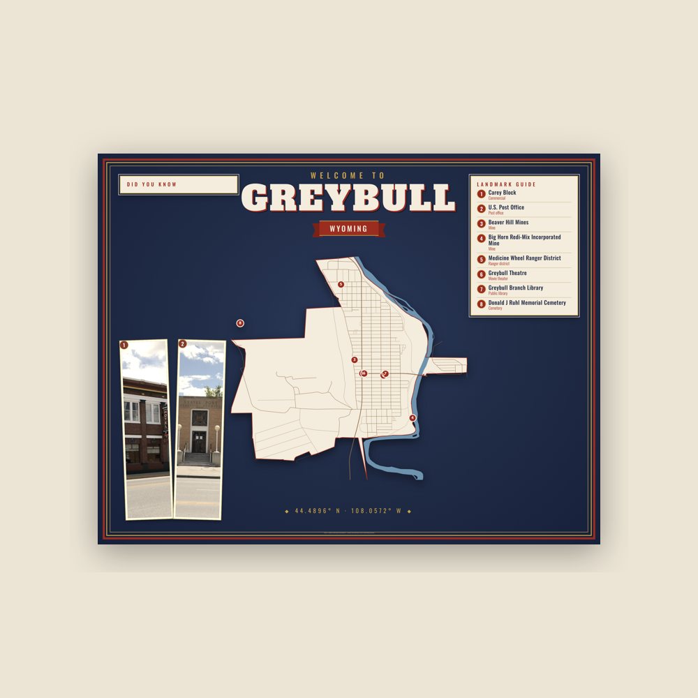 Greybull Map Placemat