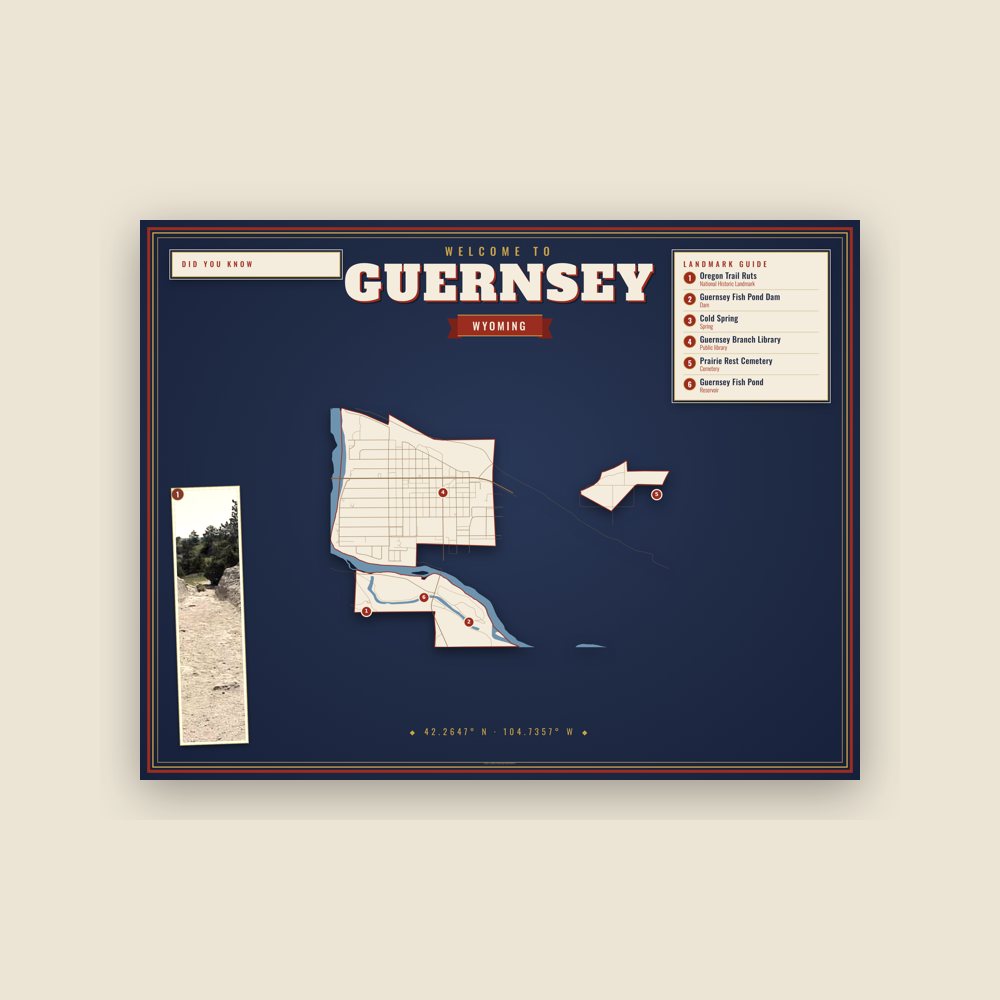 Guernsey Map Placemat