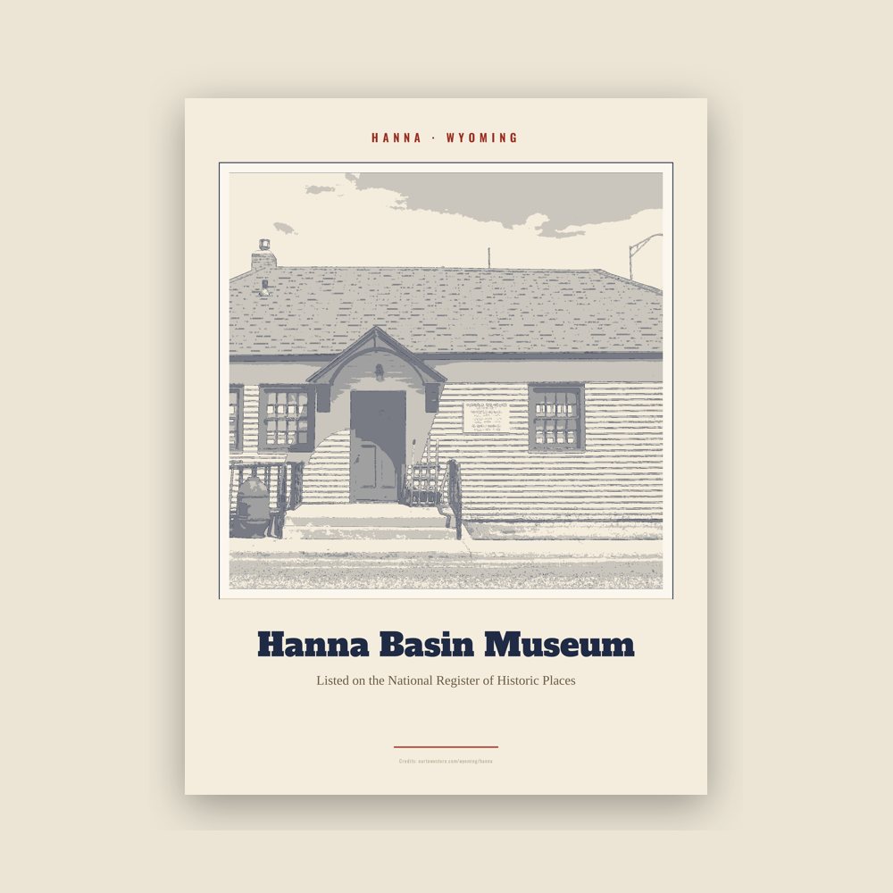 Hanna Hanna Basin Museum Landmark Print