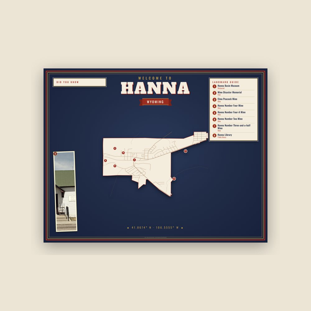 Hanna Map Placemat