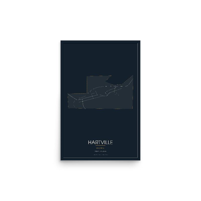 Hartville Street Map Poster · Midnight