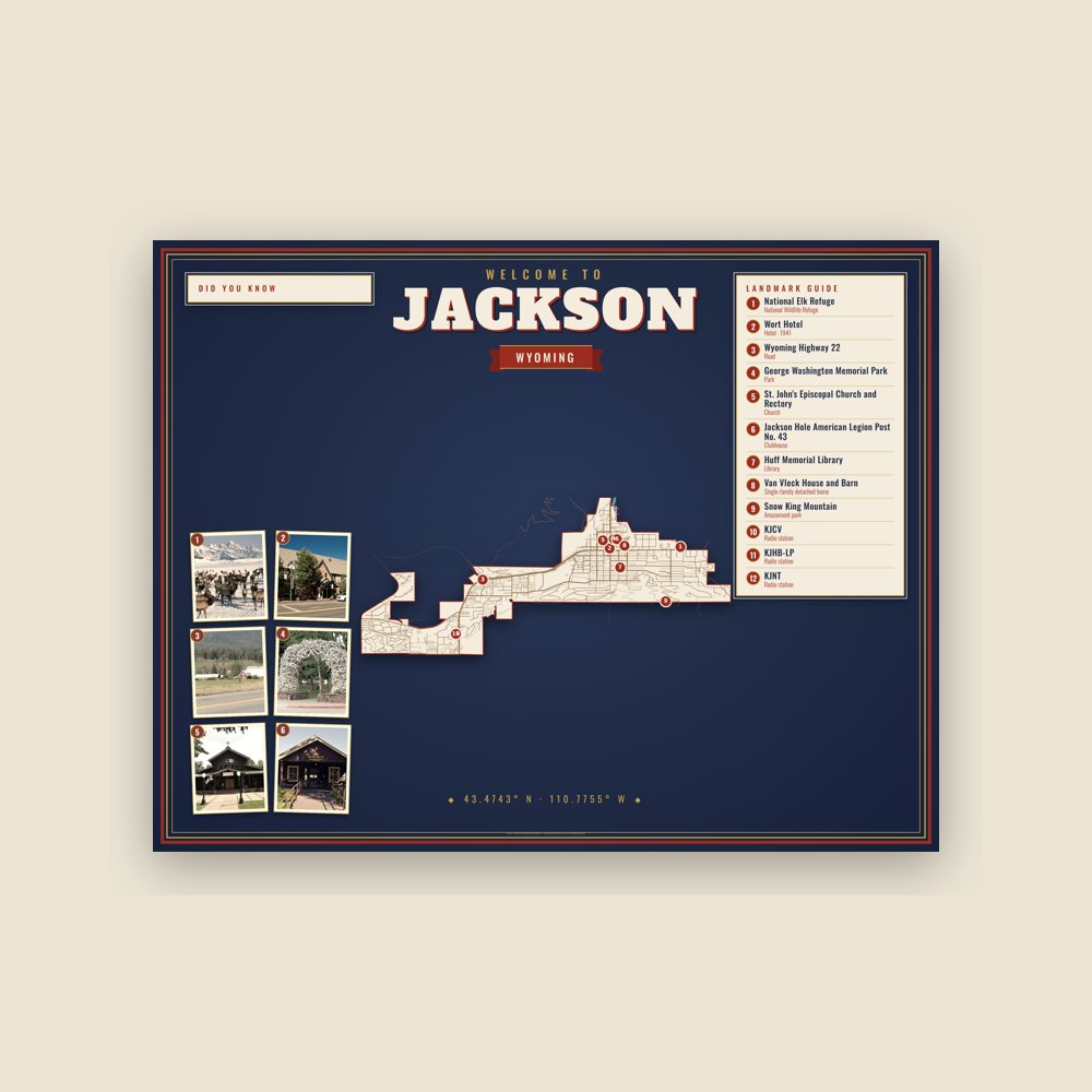 Jackson Map Placemat