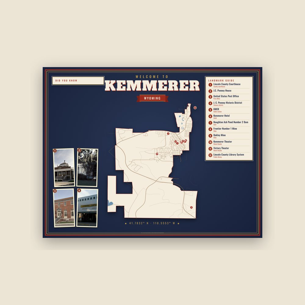Kemmerer Map Placemat