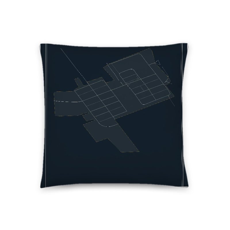 Kirby Map Throw Pillow