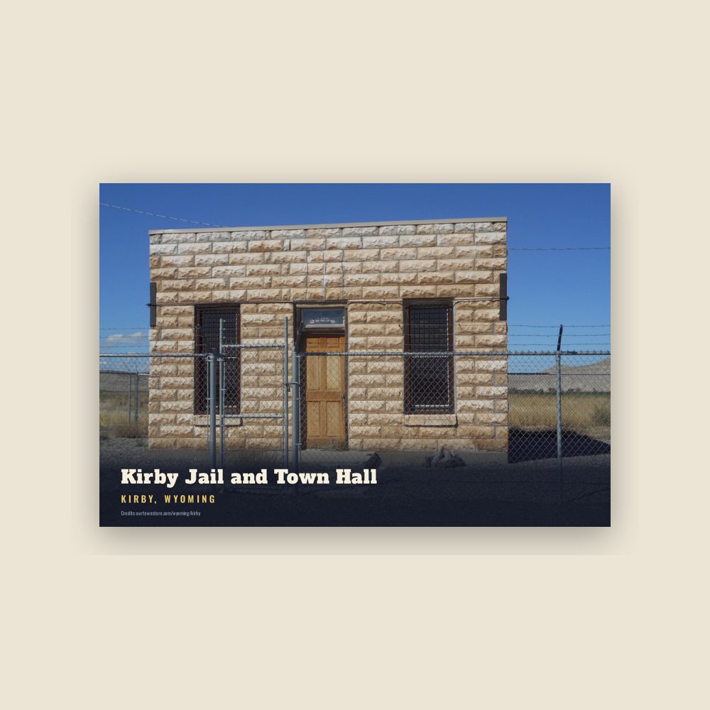 Kirby Kirby Jail and Town Hall Postcard