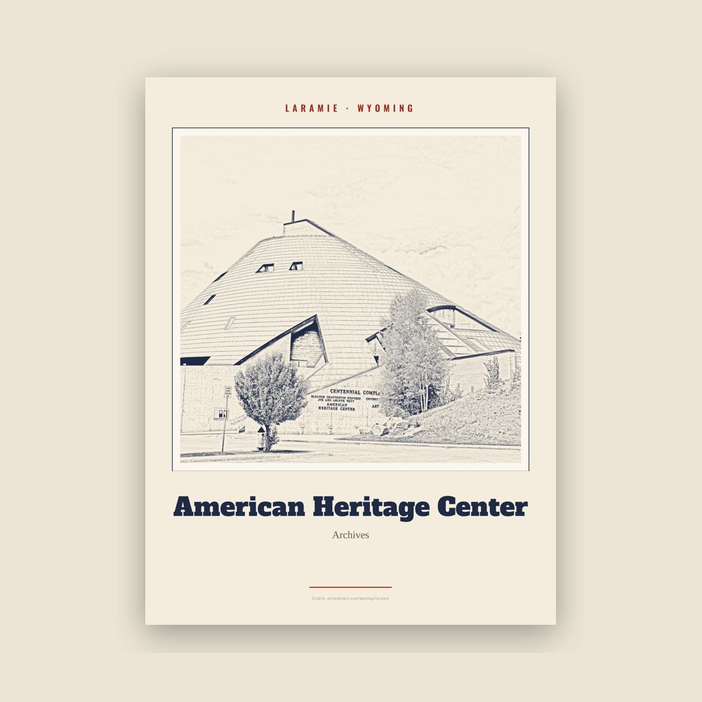 Laramie American Heritage Center Landmark Print