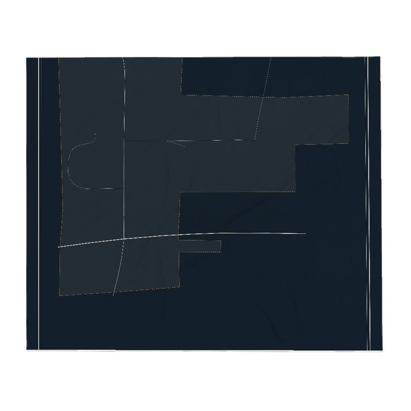 Lost Springs Street Map Throw Blanket