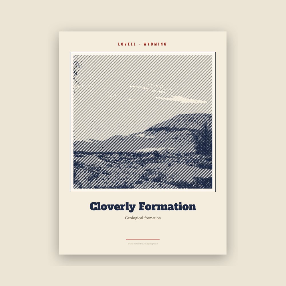 Lovell Cloverly Formation Landmark Print