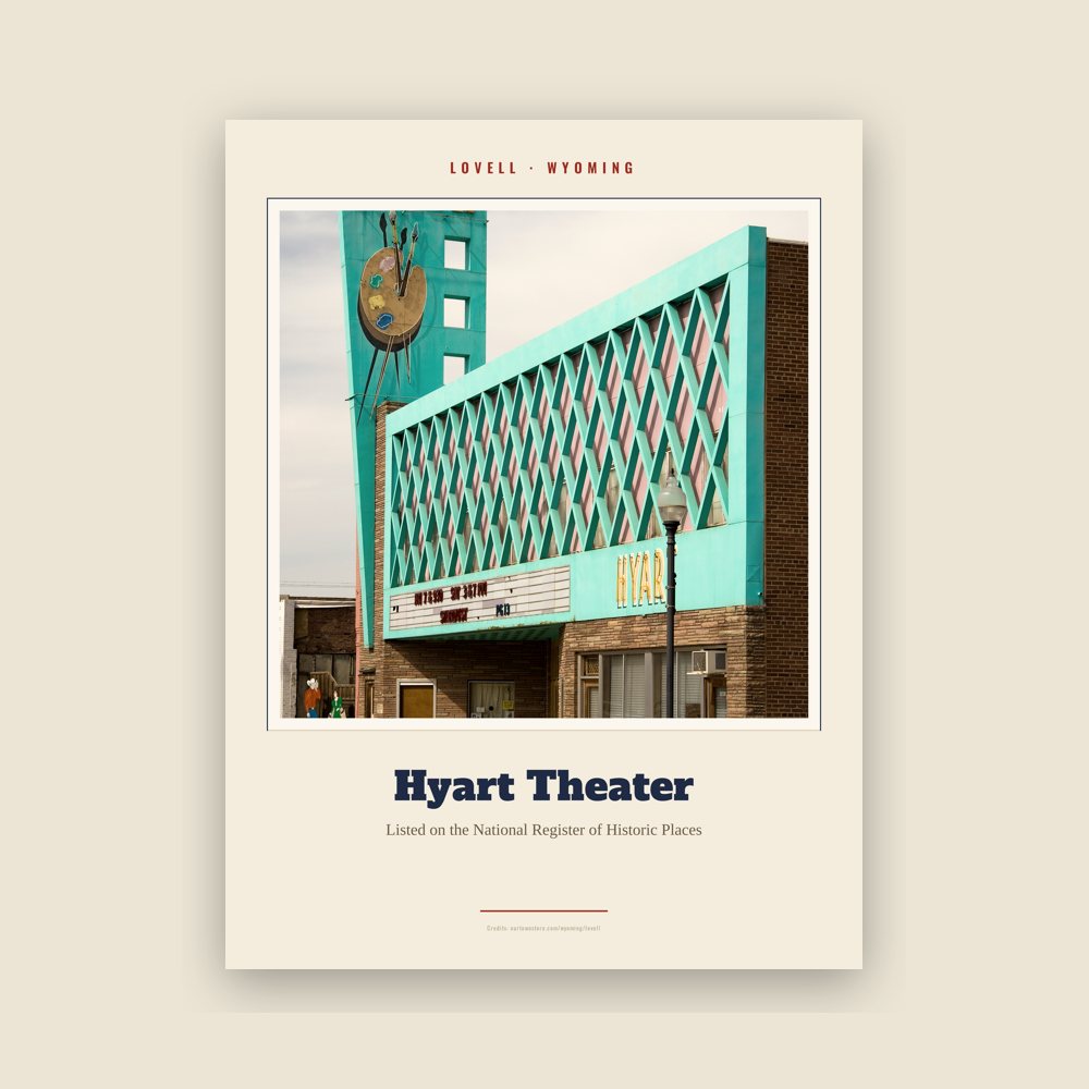 Lovell Hyart Theater Landmark Print