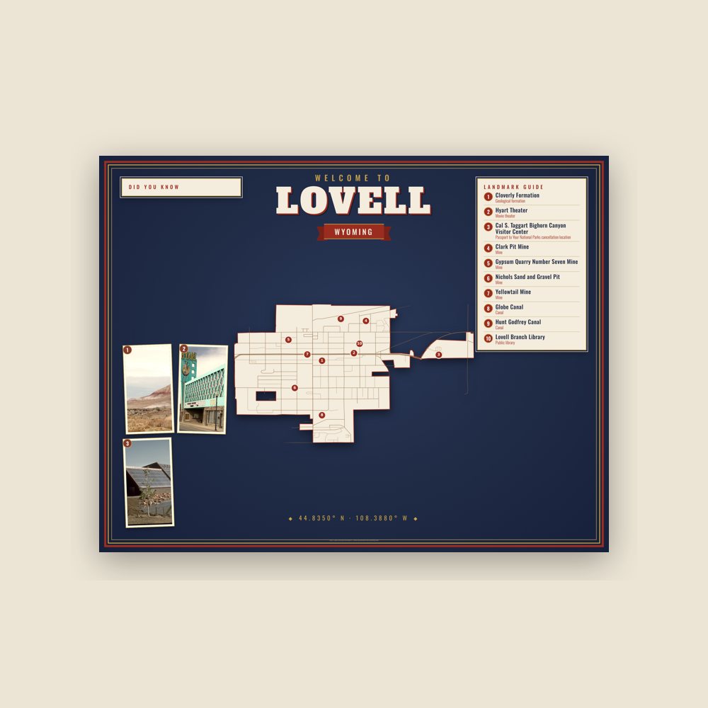 Lovell Map Placemat