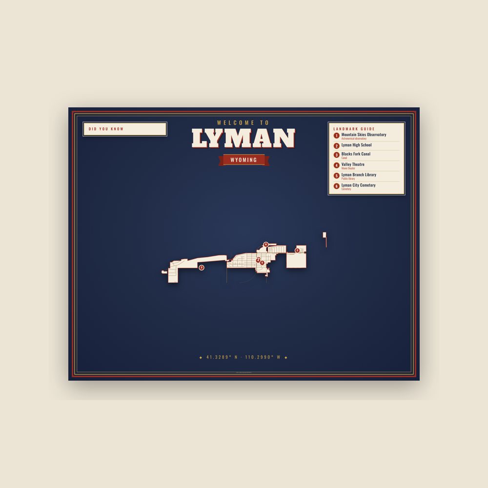 Lyman Map Placemat