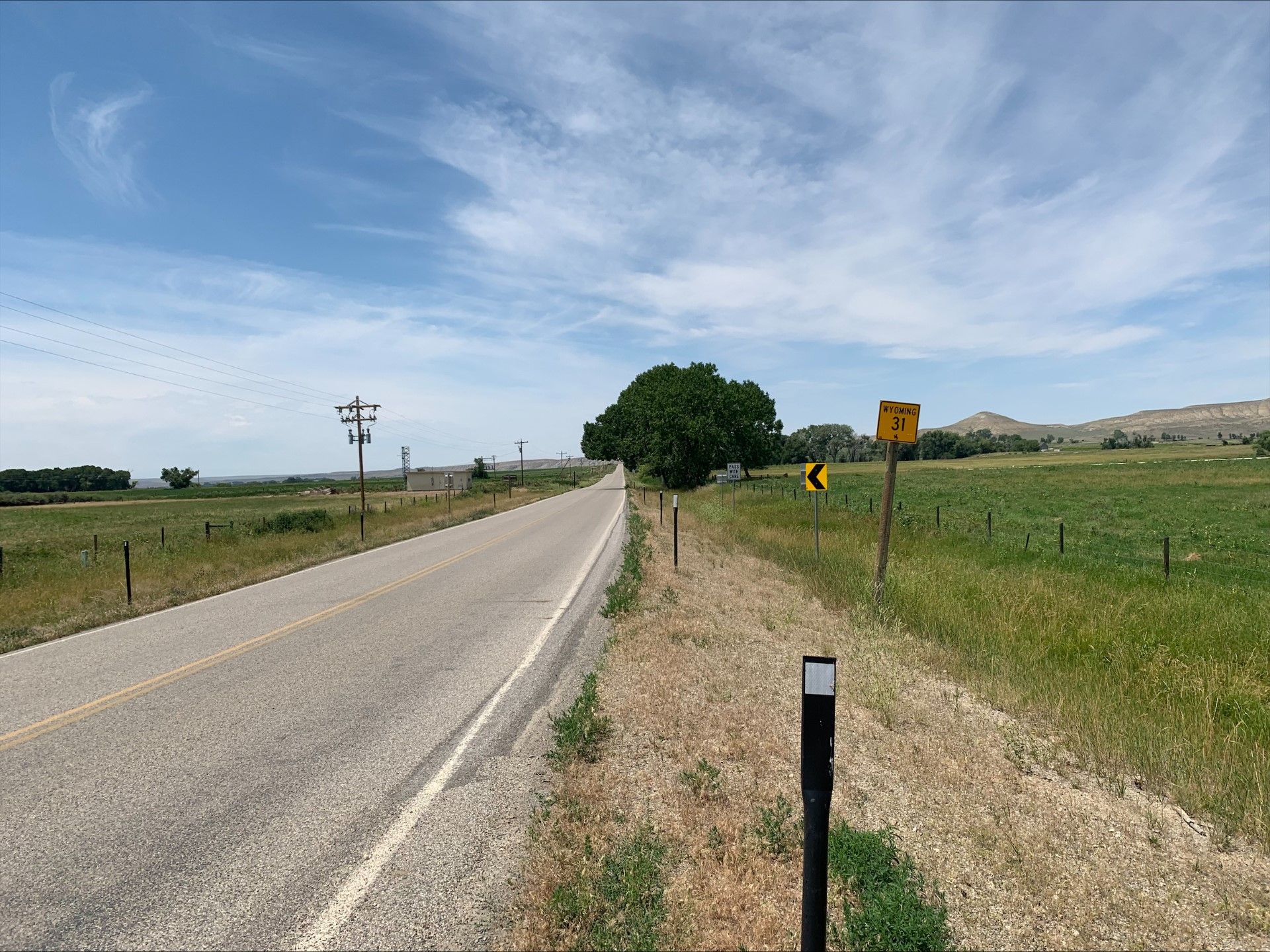Wyoming Highway 31, Manderson, Wyoming