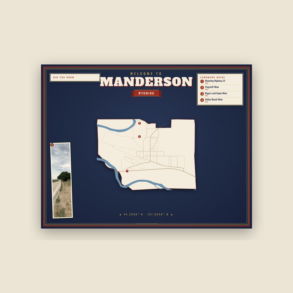 Manderson Map Placemat