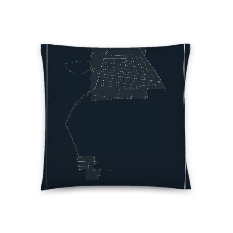 Midwest Map Throw Pillow