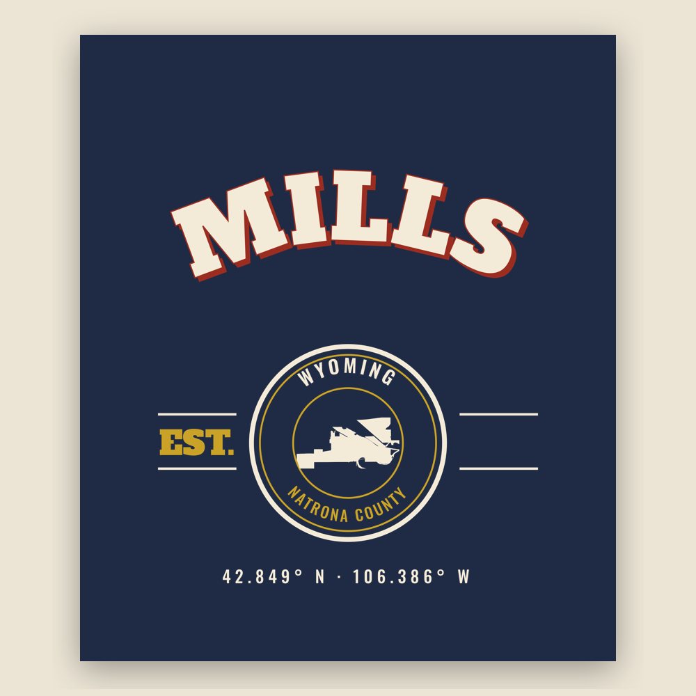 Mills Varsity Crewneck