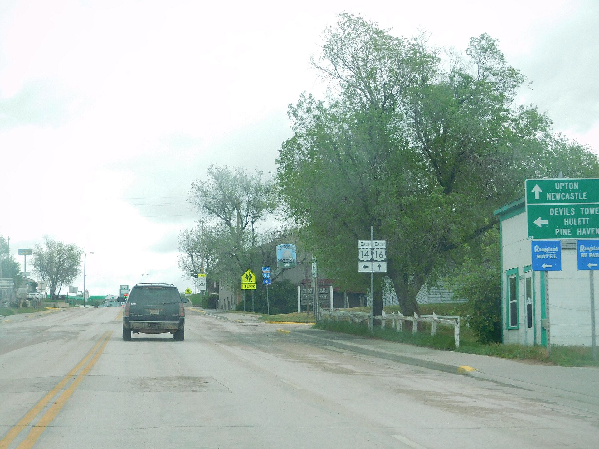 Interstate 90 Business, Moorcroft, Wyoming