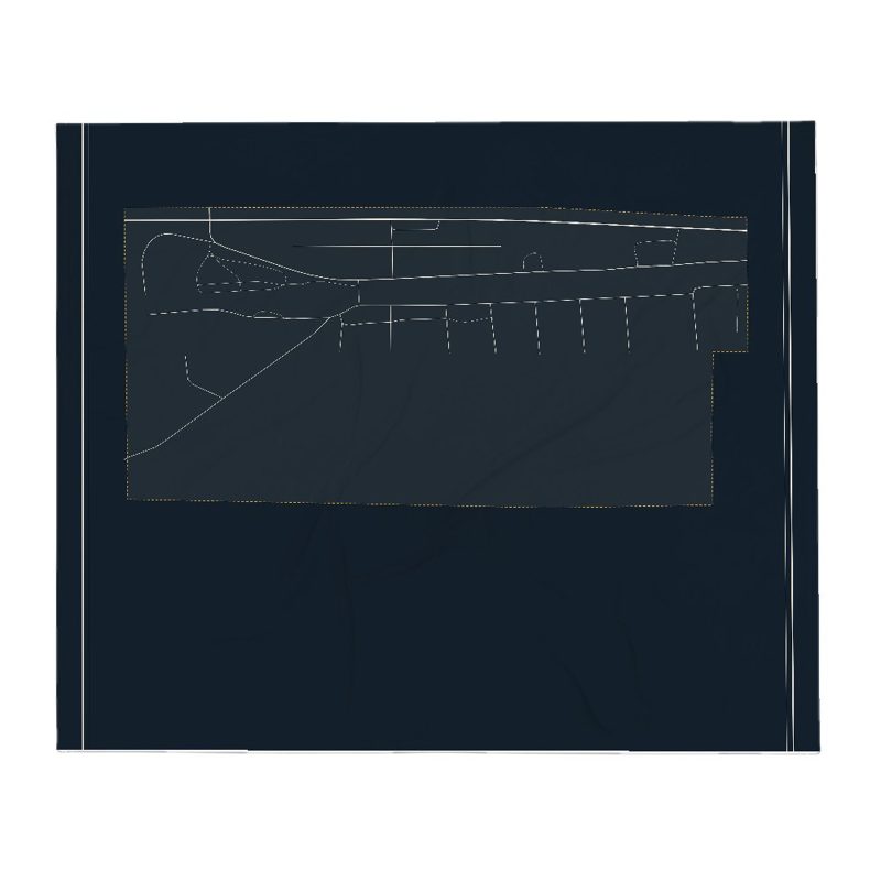 Opal Street Map Throw Blanket