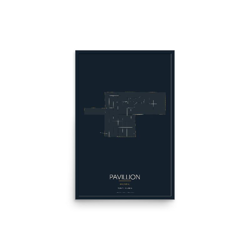 Pavillion Street Map Poster · Midnight