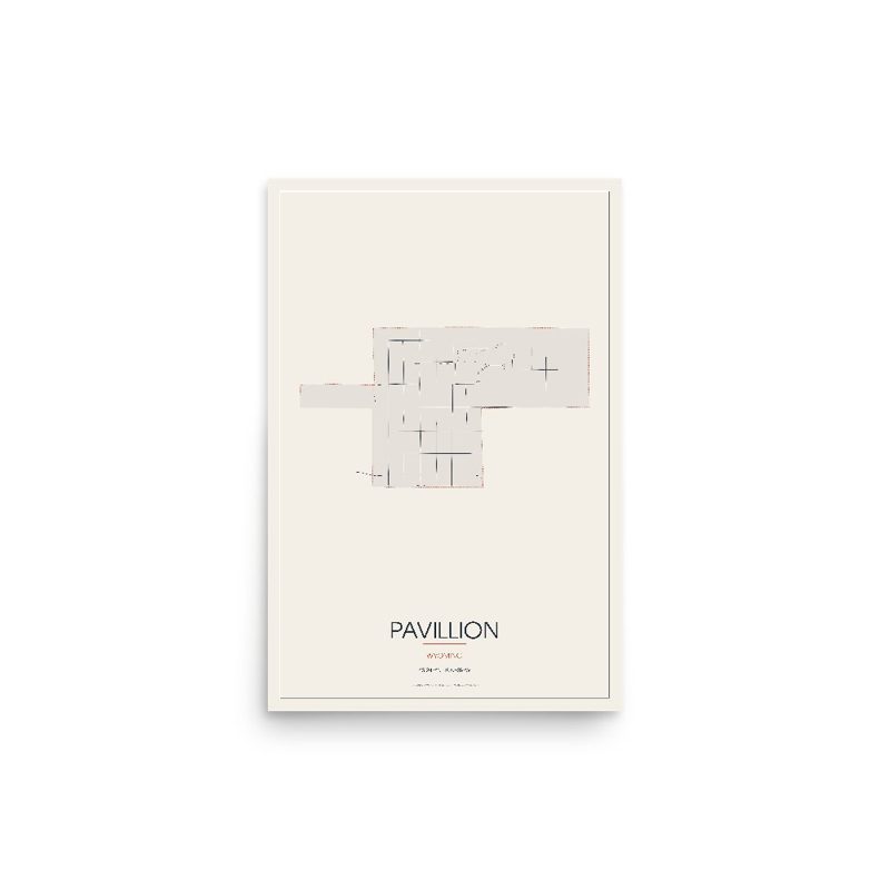 Pavillion Street Map Poster · Linen