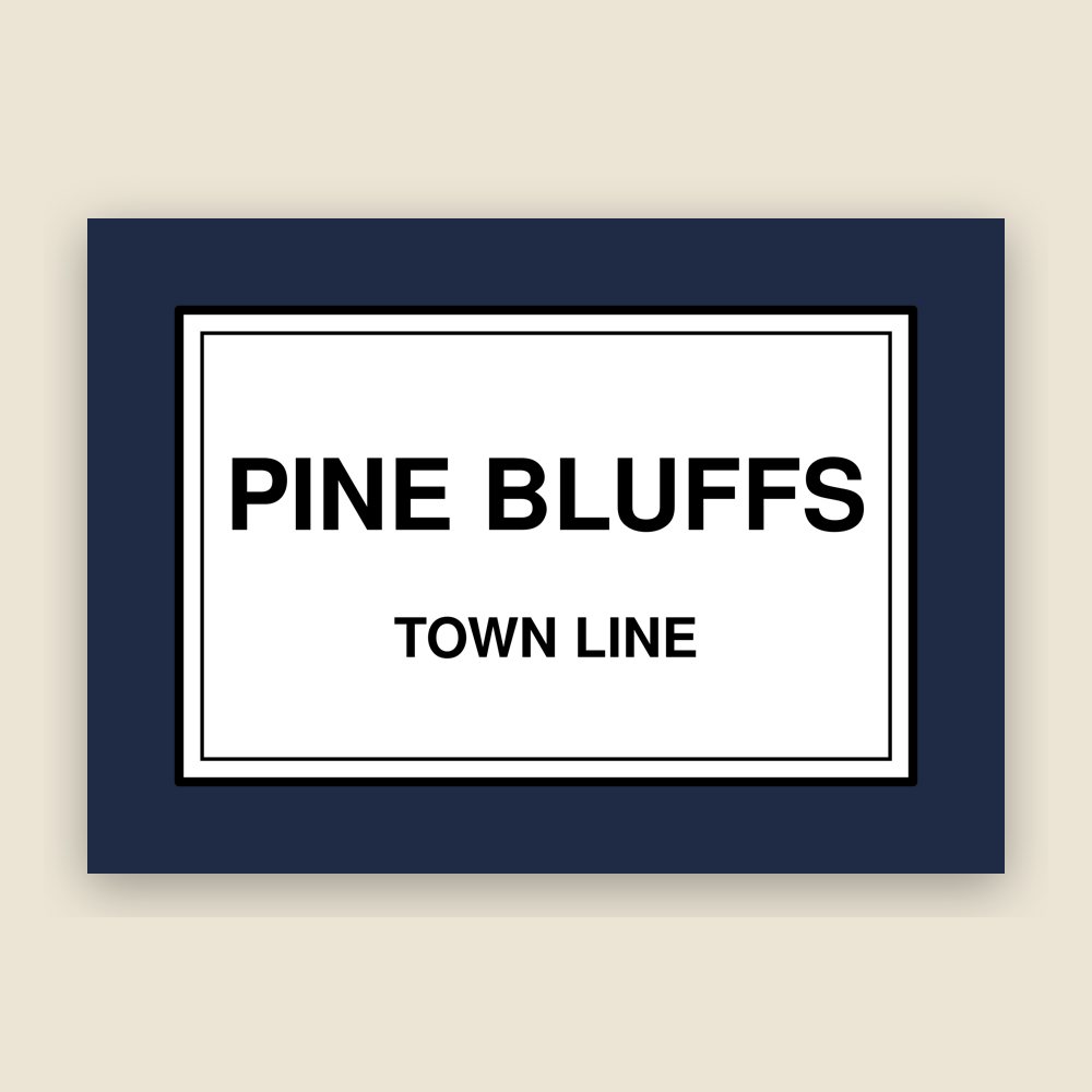 Pine Bluffs Cork Coaster