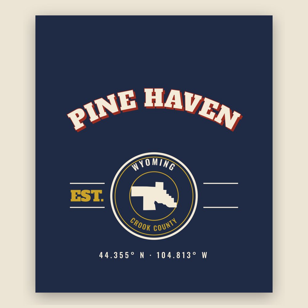 Pine Haven Varsity Crewneck