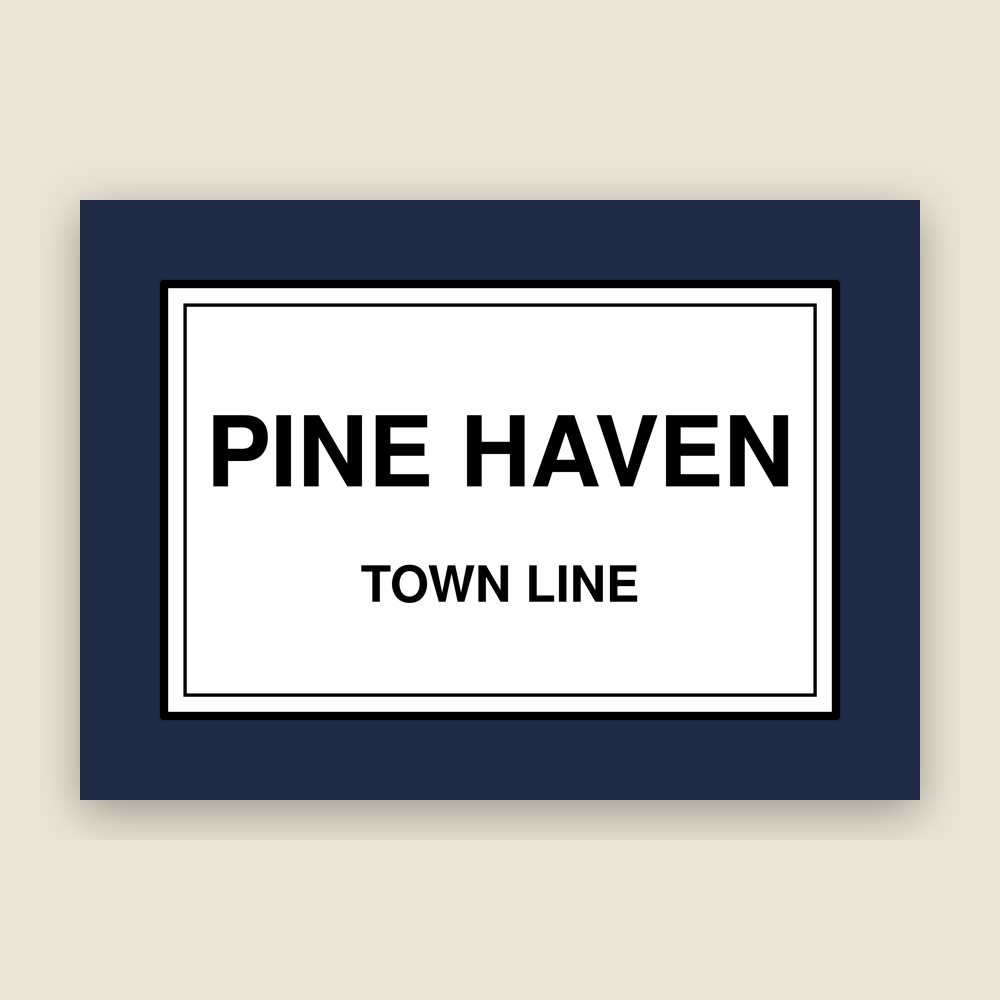 Pine Haven Town Line Mug