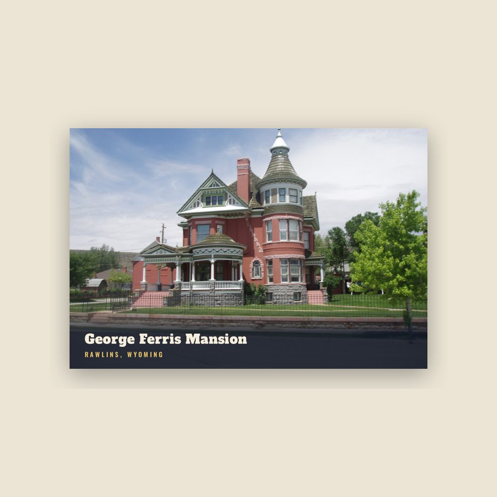 Rawlins George Ferris Mansion Postcard