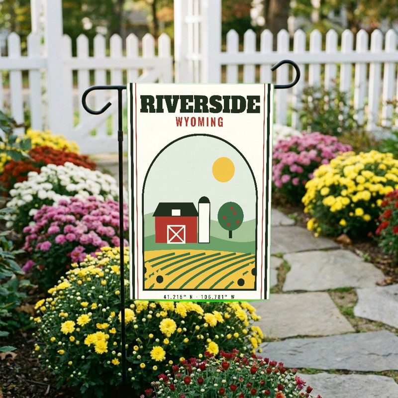 Riverside Garden Flag
