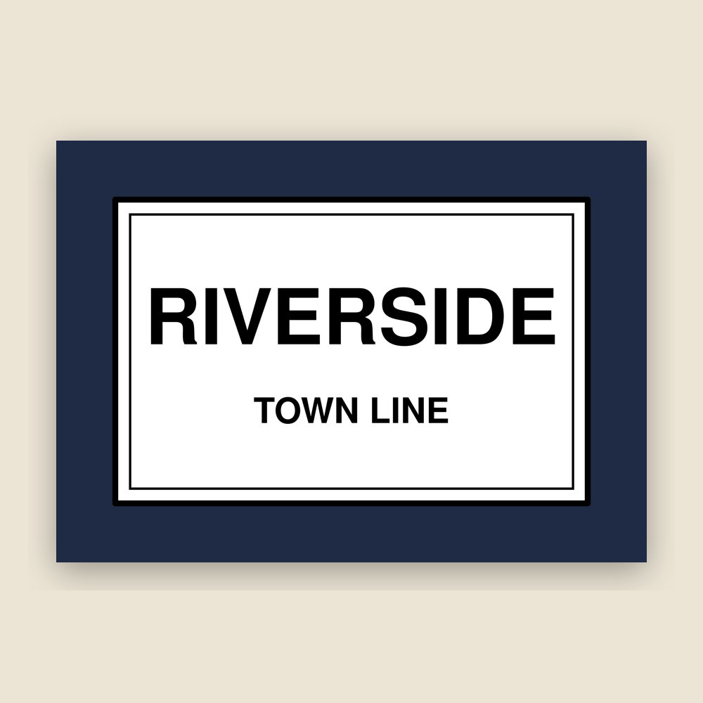 Riverside Town Line Mug