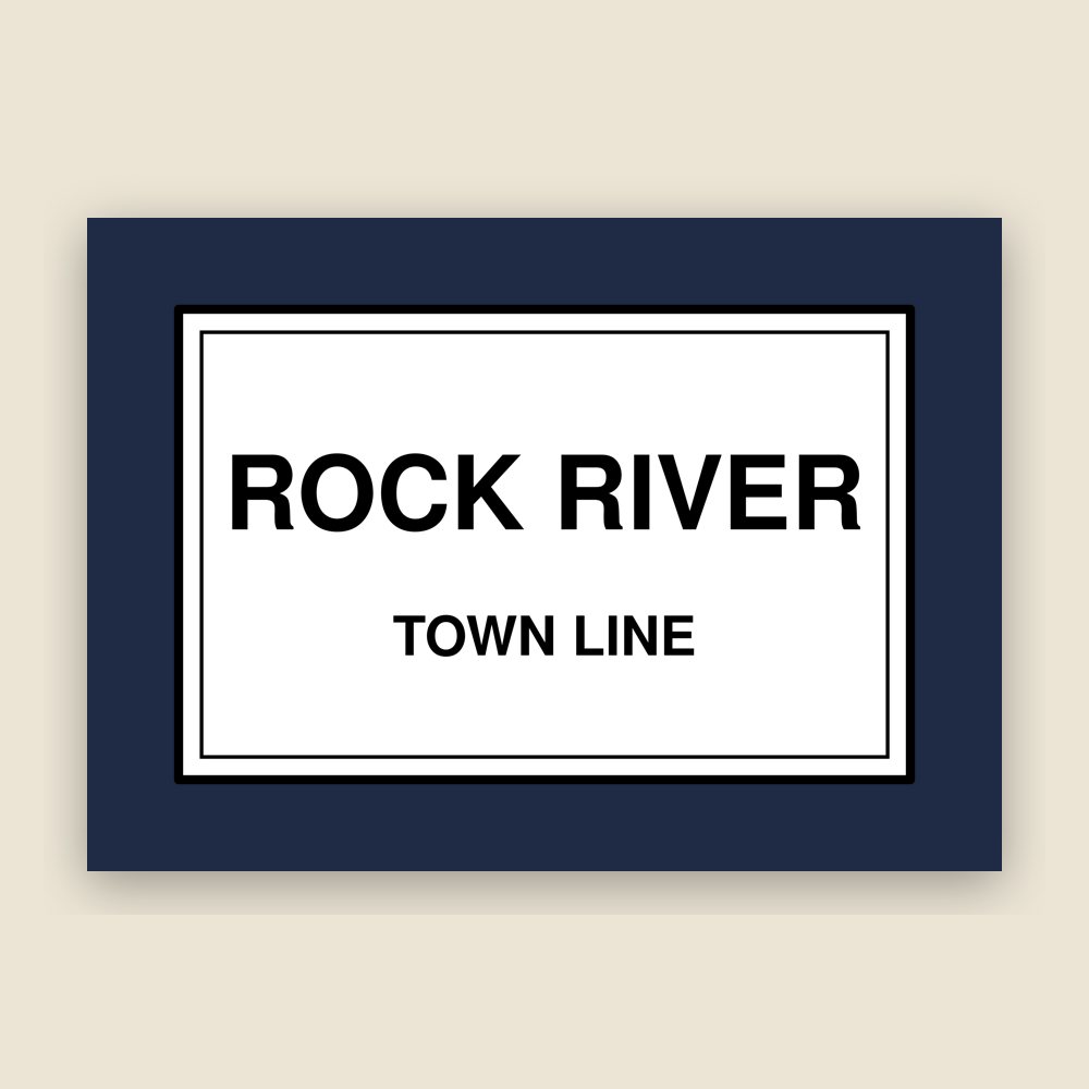 Rock River Cork Coaster